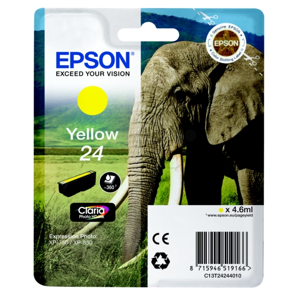 Epson Tinte C13T24244010 | 24 | T24244010 | T2424 yellow