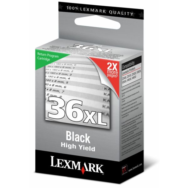 Lexmark Tinte 18C2170E | 36XL schwarz