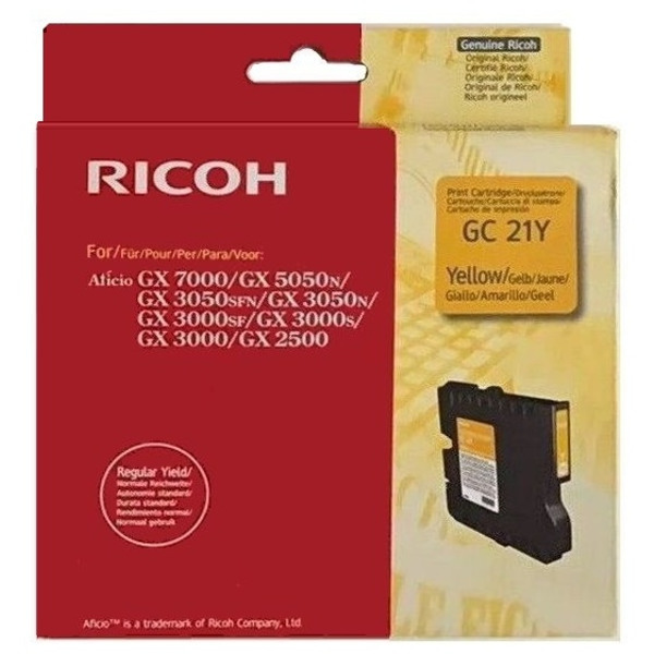 Ricoh Toner 405535 | 405435 | GC-21Y | GC21Y yellow