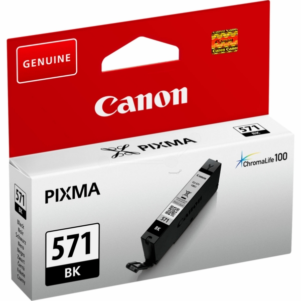 Canon Tinte CLI-571BK | CLI571BK | 0385C001 schwarz