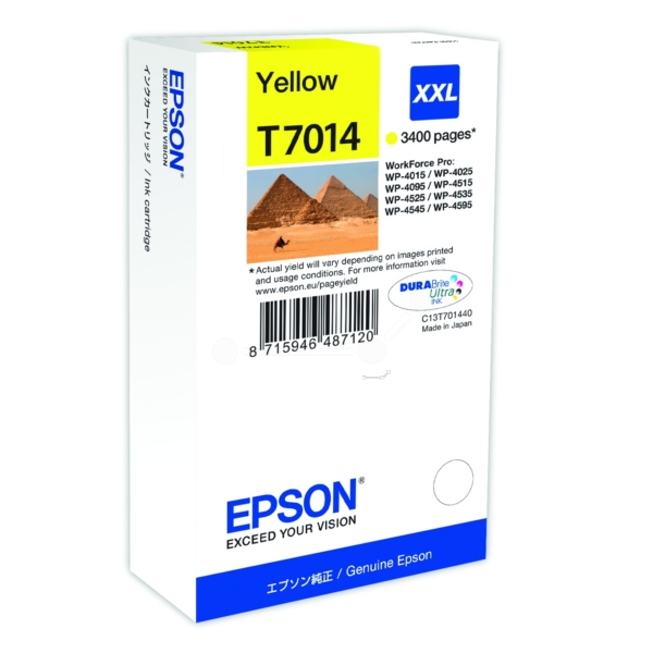 Epson Tinte C13T70144010 | T7014 | T70144010 yellow
