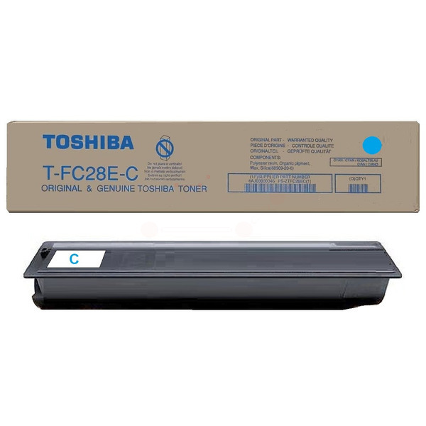 Toshiba Toner T-FC28C | 6AJ00000046 | T-FC28EC | TFC28EC | TFC28C cyan
