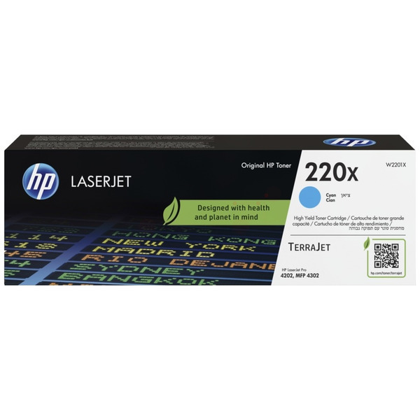 HP Toner W2201X | 220XCYAN | 220XC | 220X cyan