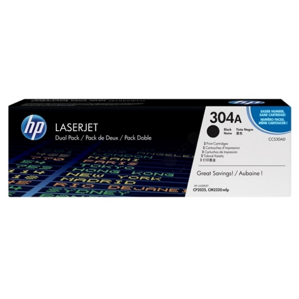 HP Toner CC530AD | 304A | 304ABLACK schwarz