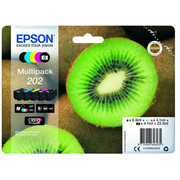 Epson Tinte C13T02E74010 | T02E74010 | T02E7 | 202