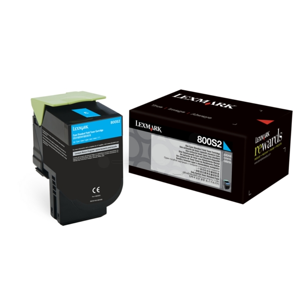 Lexmark Toner 80C0S20 | 800S2 cyan