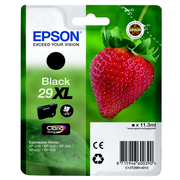 Epson Tinte C13T29914012 | T29914012 | 29XL | T2991 schwarz