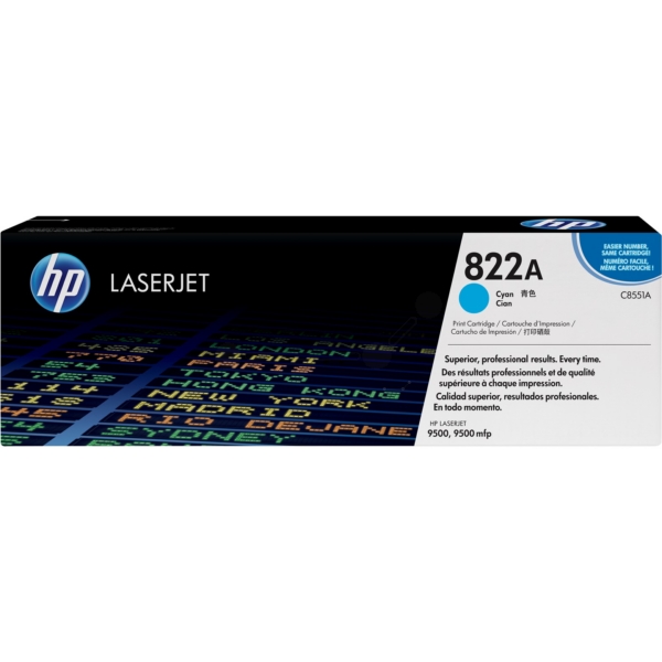 HP Toner C8551A | 822A | 822ACYAN cyan