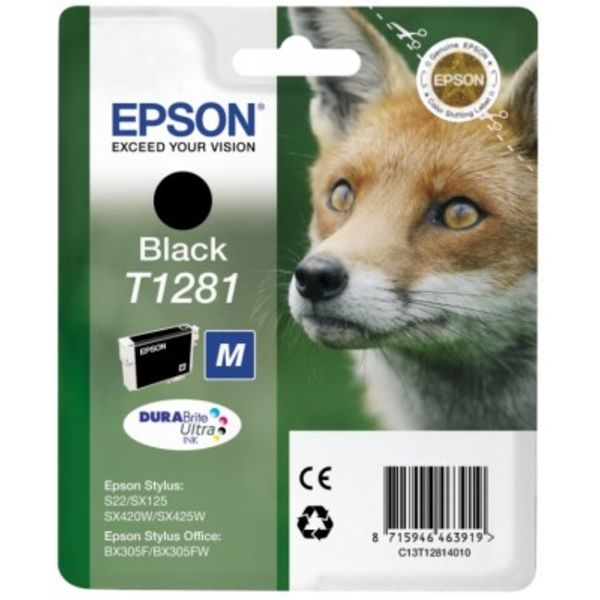 Epson Tinte C13T12814012 | T12814012 | T1281 schwarz
