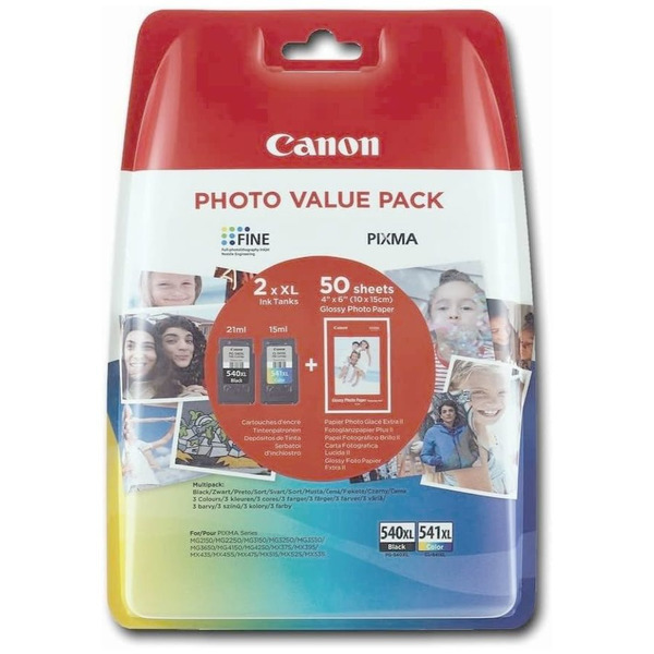 Canon Tinte PG-540XL | PG540XL | 5222B013 | PG-540XL+CL-541XL | PG540XLCL541XL | PG-540CL-541 | PG540CL541