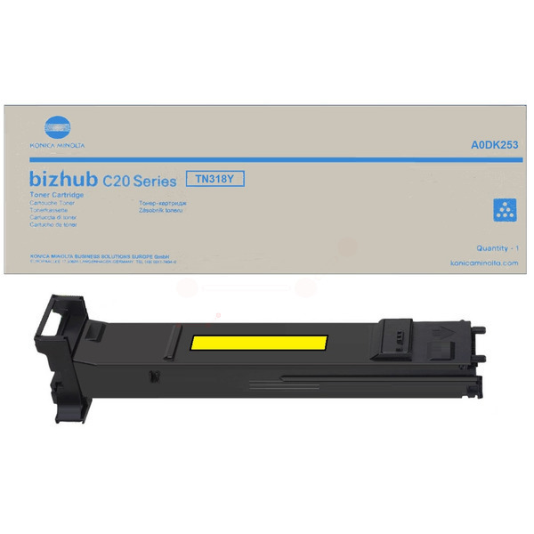 Konica Toner TN-318 | TN318 | A0DK253 yellow