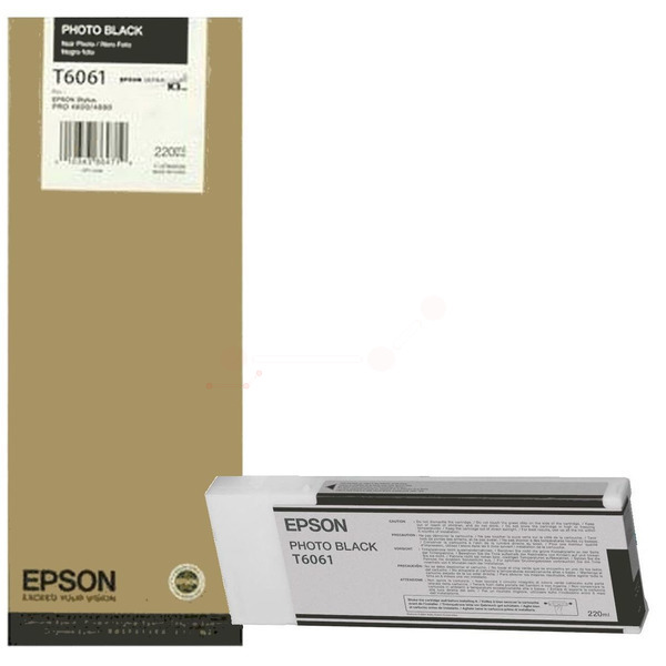 Epson Tinte C13T606100 | T6061 | T606100 schwarz