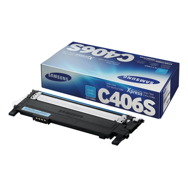 Samsung Toner CLT-C406S | CLTC406S | ST984A | CLT-C406SCYAN | CLTC406SCYAN cyan
