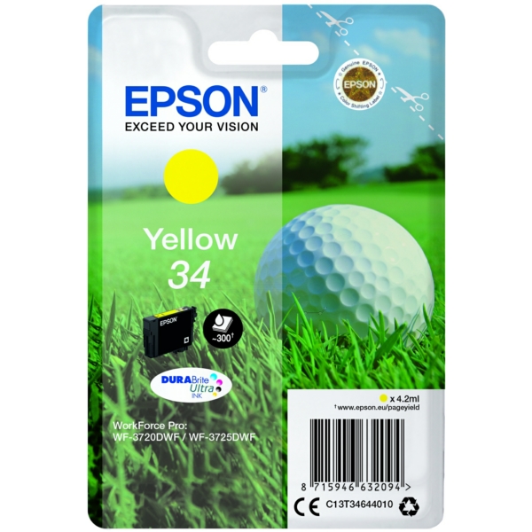 Epson Tinte C13T34644010 | 34 | T34644010 | T3464 yellow
