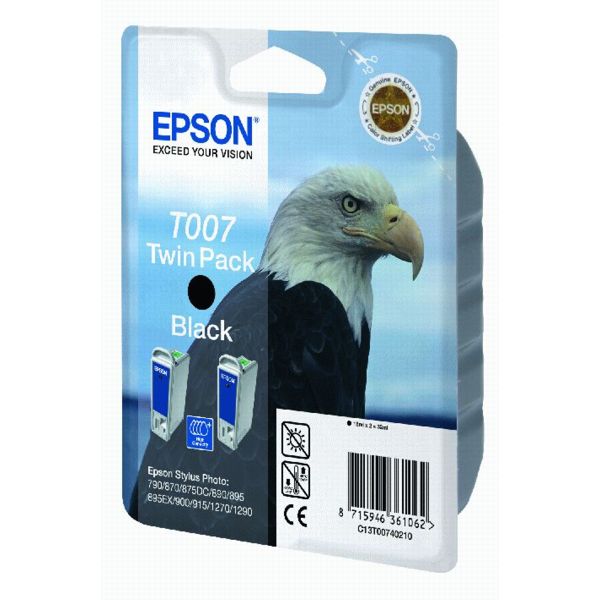 Epson Tinte C13T00740210 | T007 | T00740210B | T0074 | T00740210 schwarz