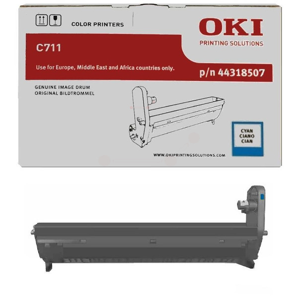 OKI Trommel 44318507 cyan