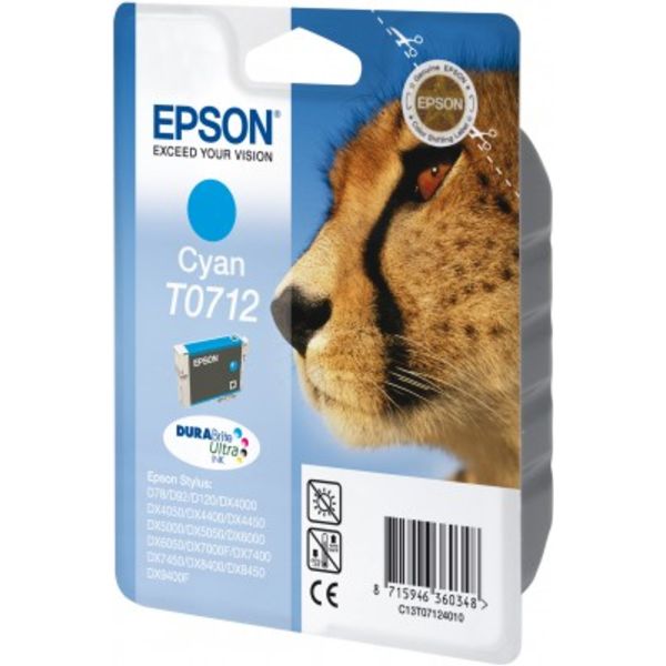 Epson Tinte C13T07124012 | T07124012 | T0712 cyan