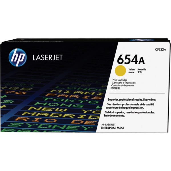 HP Toner CF332A | 654A | 654AYELLOW yellow