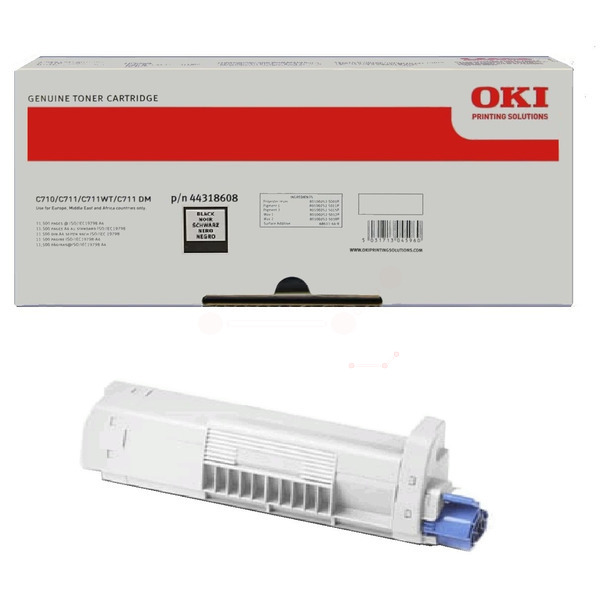 OKI Toner 44318608 schwarz