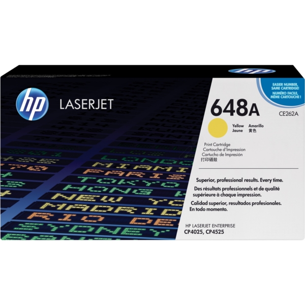 HP Toner CE262A | 648A | 648AYELLOW yellow