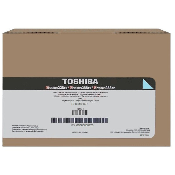 Toshiba Toner T-FC338ECR | 6B000000920 | TFC338ECR cyan
