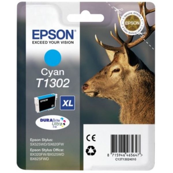 Epson Tinte C13T13024012 | T1302 | T13024012 cyan