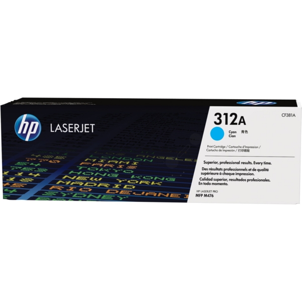 HP Toner CF381A | 312ACYAN | 312AC | 312A cyan