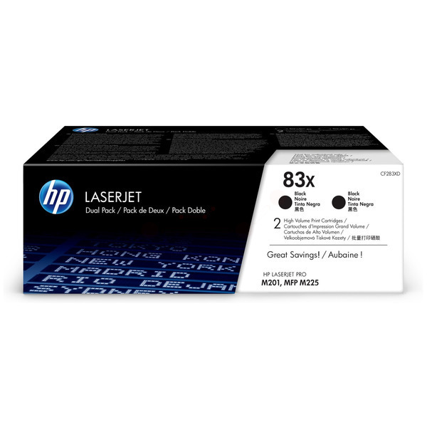HP Toner CF283XD | 83X | 83XBLACK