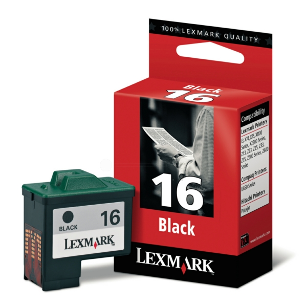 Lexmark Tinte 10N0016E | 10N0016 | 16 schwarz