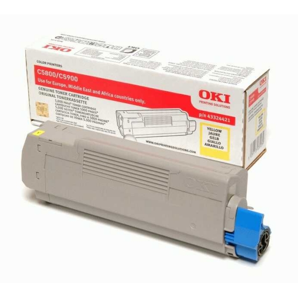 OKI Toner 43324421 yellow