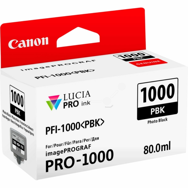Canon Tinte 0546C001 | PFI-1000PBK | PFI1000PBK schwarz