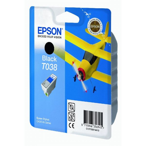 Epson Tinte C13T03814A10 | T038 | T0381 | T03814A10 schwarz
