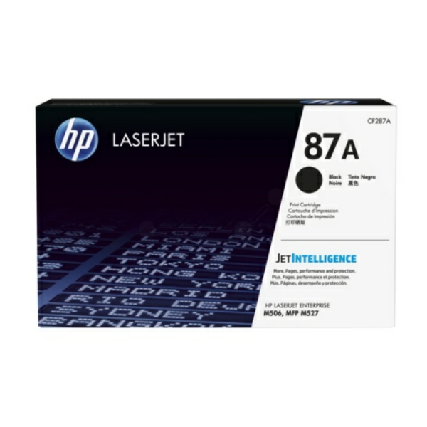 HP Toner CF287A | 87ABLACK | 87A schwarz