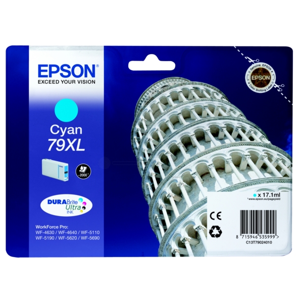 Epson Tinte T79024010 | C13T79024010 | 79XL | T7902 cyan