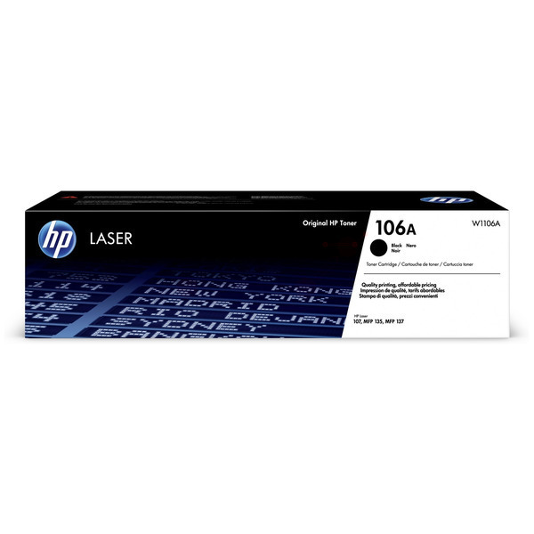 HP Toner W1106A | 106A | 106ABLACK schwarz