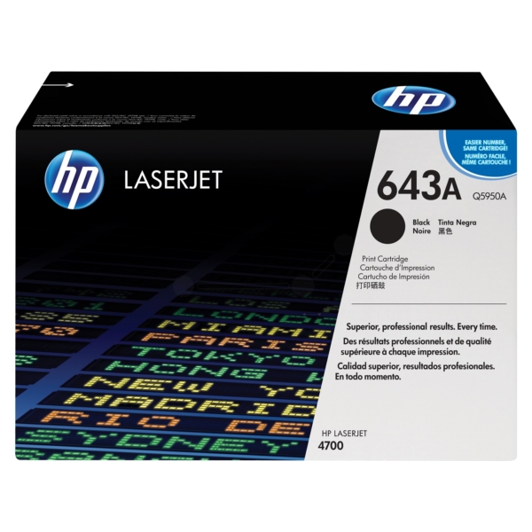 HP Toner Q5950A | 643A | 643ABLACK schwarz