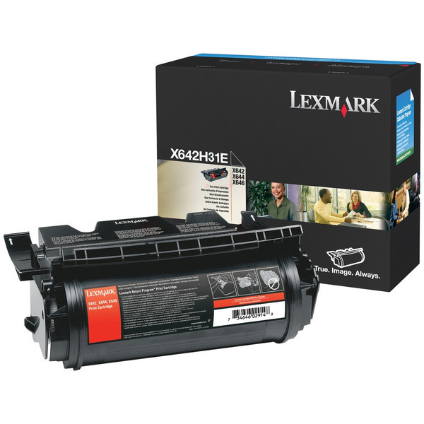 Lexmark Toner X642H31E schwarz