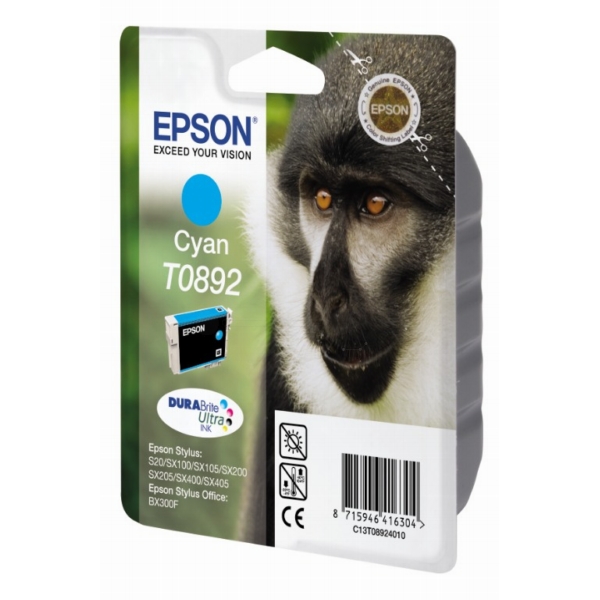 Epson Tinte C13T08924011 | BT089240 | T0892 | T08924011 cyan