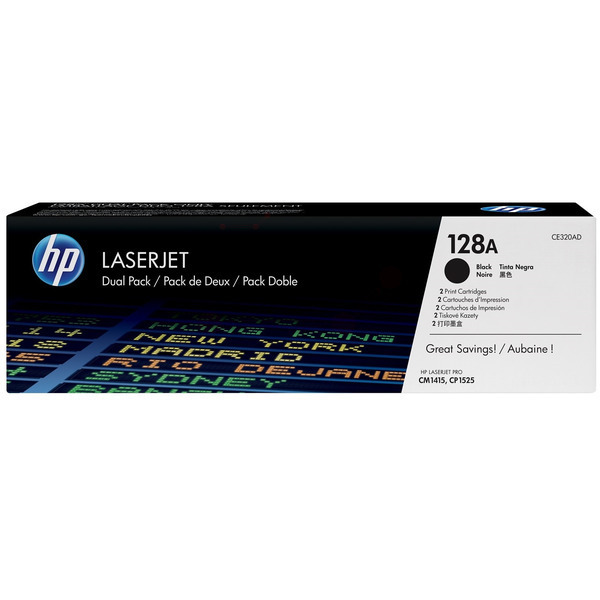 HP Toner CE320AD | 128A | 128ABLACK schwarz