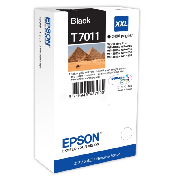 Epson Tinte C13T70114010 | T7011 | T70114010 schwarz