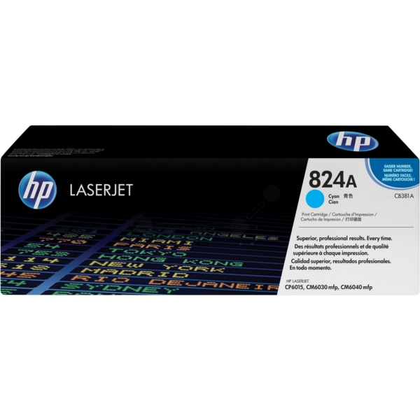 HP Toner CB381A | 824A | 824ACYAN cyan