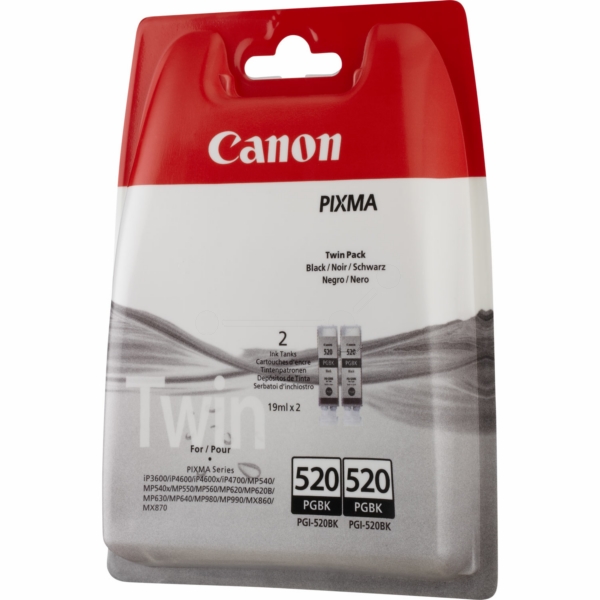 Canon Tinte PGI-520 | PGI520 | 2932B012 | PGI-520PGBK | PGI520PGBK schwarz