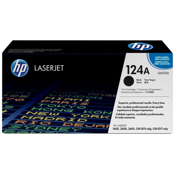 HP Toner Q6000A | 124A | 124ABLACK schwarz