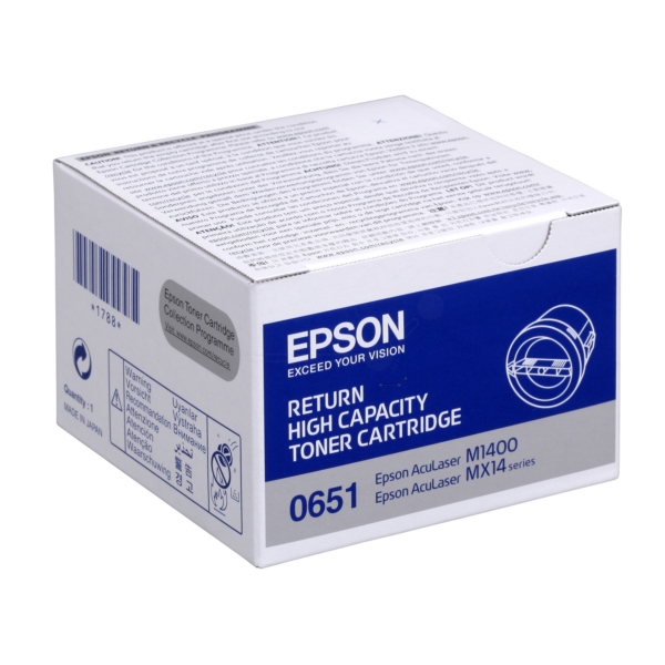 Epson Toner C13S050651 | 0651 schwarz