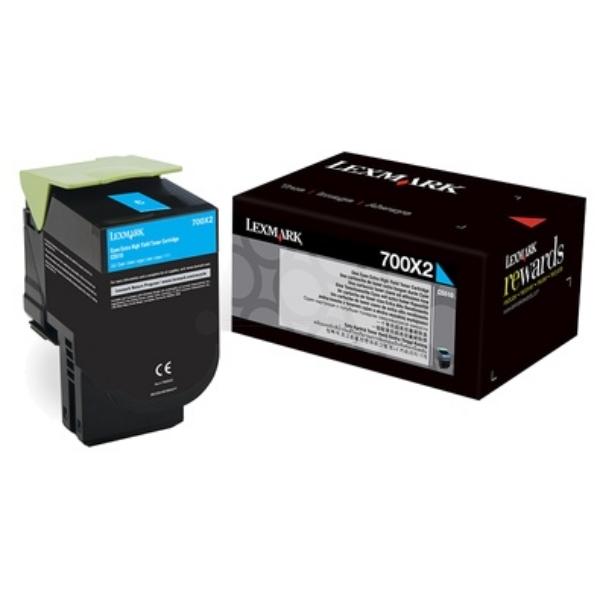 Lexmark Toner 70C0X20 | 700X2 cyan