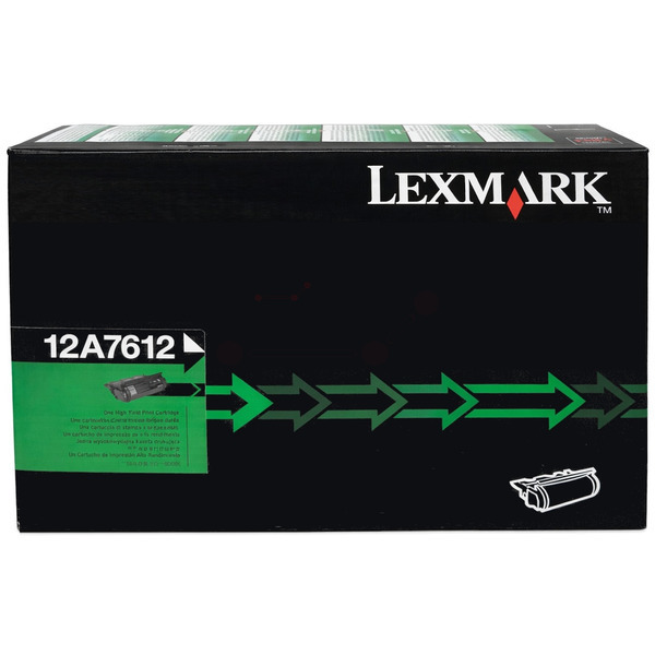 Lexmark Toner 12A7612 schwarz