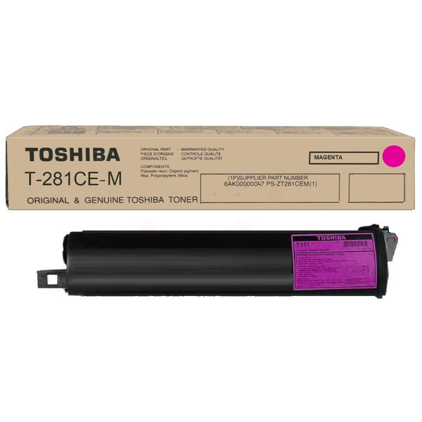 Toshiba Toner T-281CEM | 6AK00000047 | T-281CE-M | T281CEM magenta