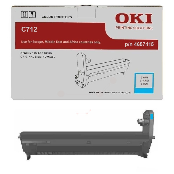 OKI Trommel 46507415 cyan