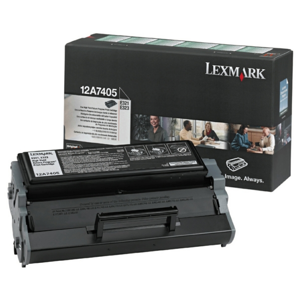 Lexmark Toner 12A7405 schwarz