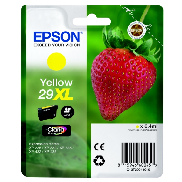 Epson Tinte C13T29944012 | T29944012 | 29XL | T2994 yellow